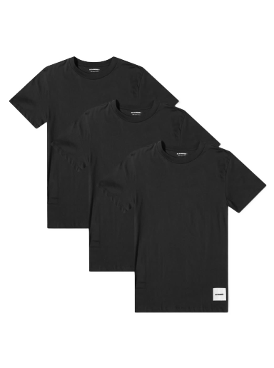 T-shirt Jil Sander 3 Pack Tee Svart | J47GC0001-J45048-001
