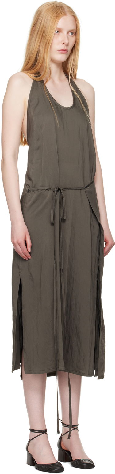 Klä LEMAIRE Lemaire Apron Midi Dress Grön | DR1108 LF1388, 1