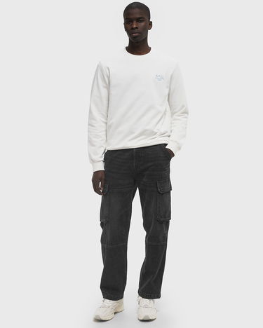 Sweater A.P.C. A.P.C. Standard Rue Madame Sweatshirt Vit | COHGR-M27913-ALI, 1