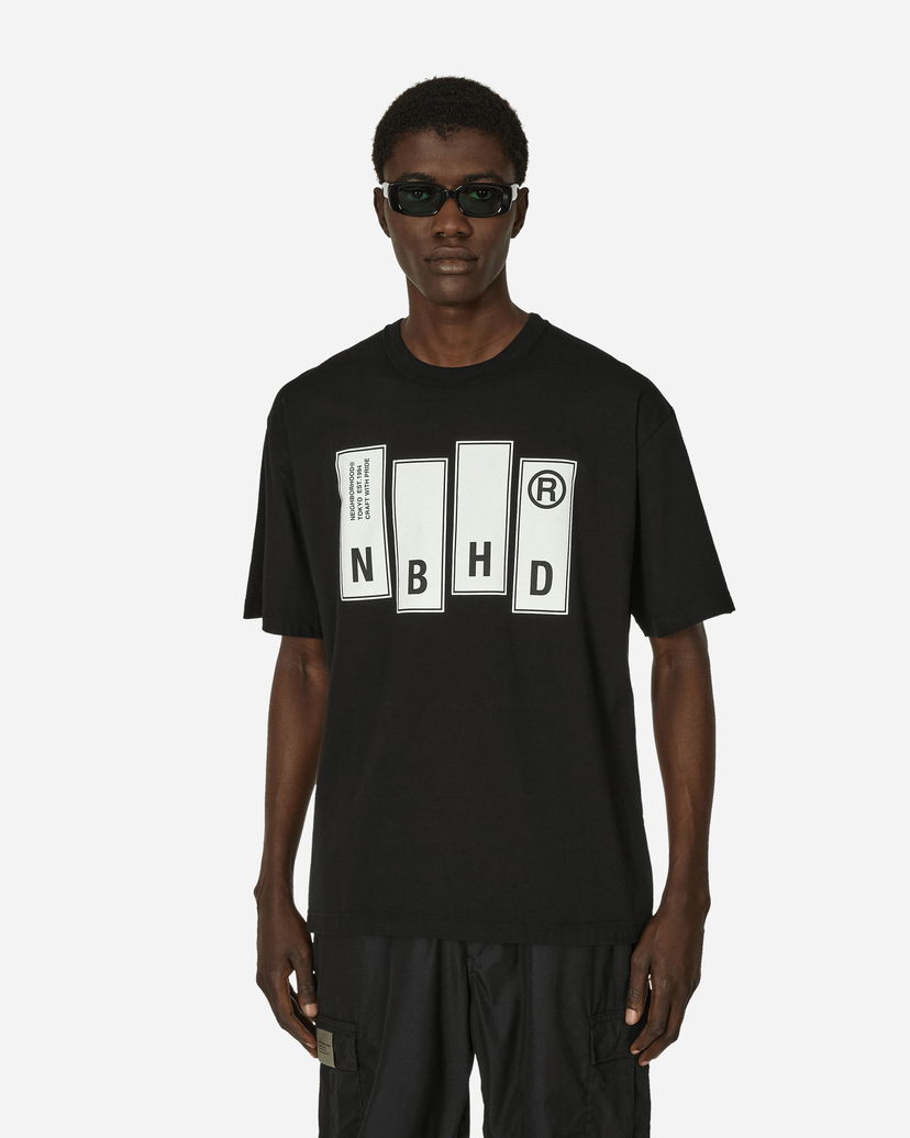 T-shirt Neighborhood Men's Black Graphic T-Shirt Svart | 241PCNH-ST26 BK