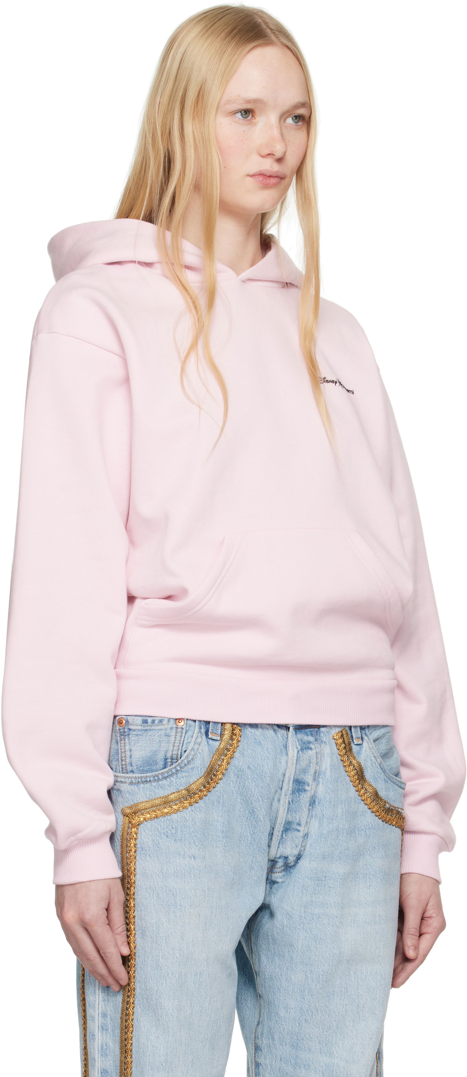 Sweatshirt Coperni Coperni Disney Crown Hoodie Rosa | DJS152F5035, 1