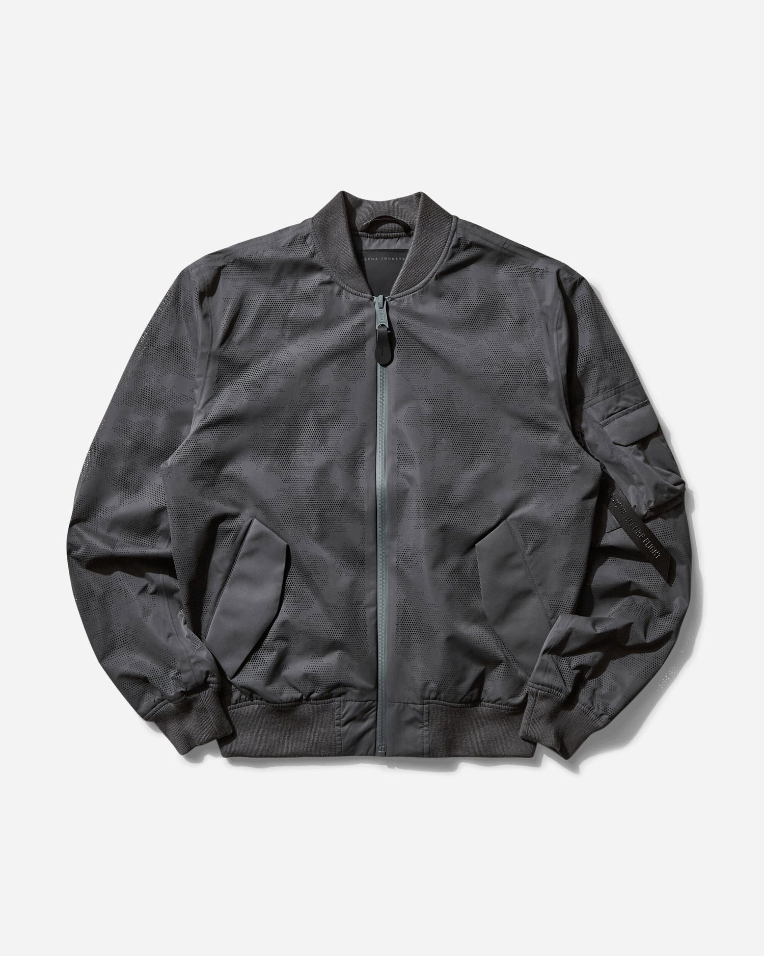 Bomberjacka Alpha Industries UV L-2B Laser Cut Flight Jacket Grå | 756120 747, 0