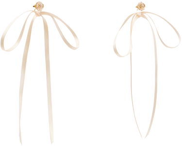 Pin Simone Rocha Simone Rocha Bow Ribbon Stud Earrings Röd | ERG389 0903, 4