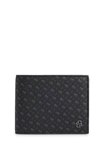 Plånbok BOSS Bally Monogram Trifold Wallet Svart | 50536773