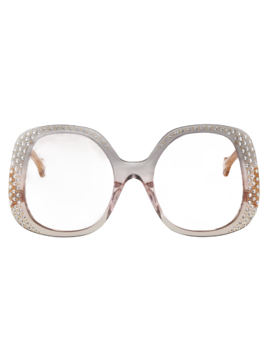 Solglasögon Gucci Oversized Interlocking G Rosa | GG1235S