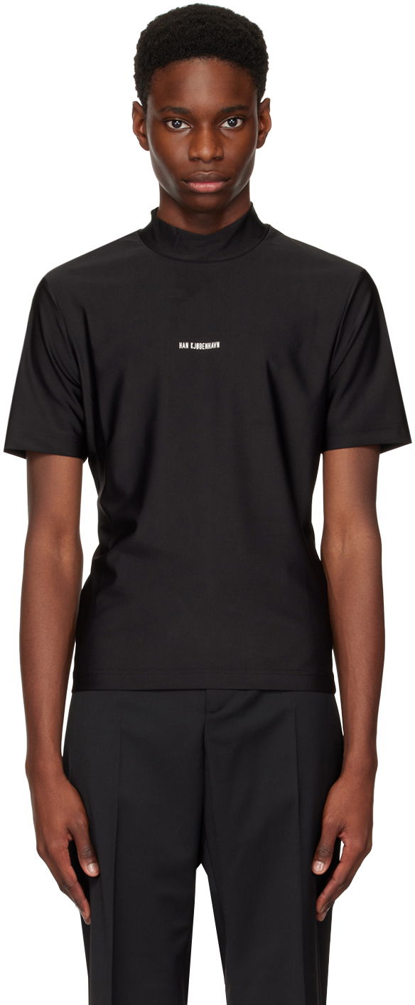 T-shirt Han Kjøbenhavn Mock Turtleneck Svart | M-132625