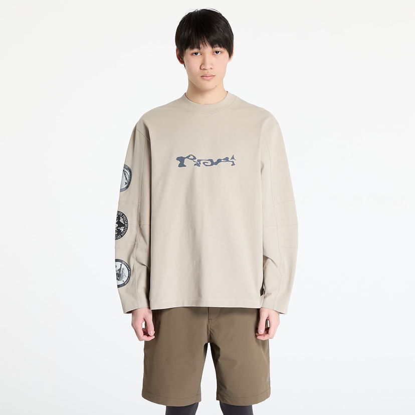 Sweater ROA ROA Division Long Sleeve T-Shirt Beige | RBMW0434JY39 GRY0004