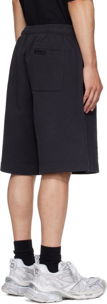 Shorts VETEMENTS Vetements Molton Shorts Svart | UH76SS300B, 2