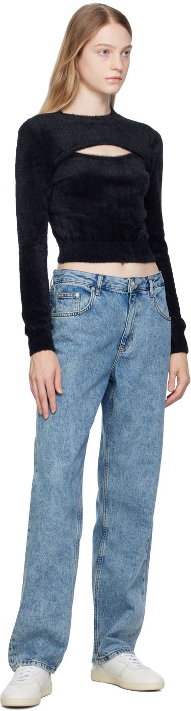 Sweater Moschino Moschino Jeans Cutout Sweater Svart | 936 8703, 3