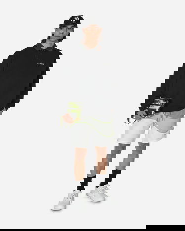 Sweater Dime Terry Rugby Crewneck Svart | DIMESU238BLK, 4