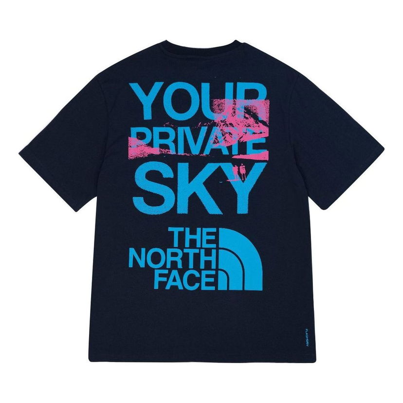 T-shirt The North Face UE Graphic T-Shirt Blå | NF0A7QQD-RG1