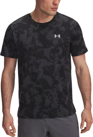 T-shirt Under Armour Under Armour UA Launch Printed Short Sleeve T-Shirt Svart | 6006110-016, 0