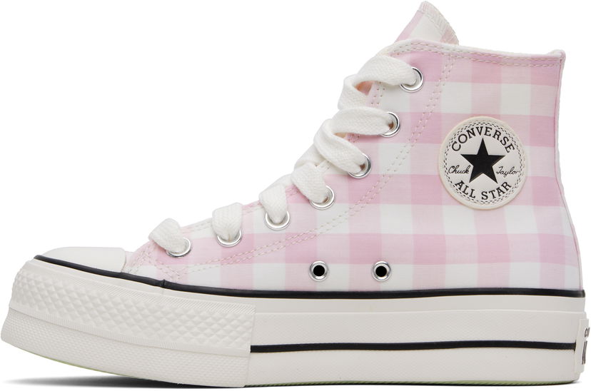 Sneakers och skor Converse Chuck Taylor All Star Lift Platform Gingham Rosa | A13663C