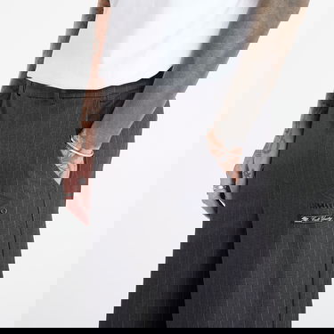 Byxor Umbro Formal Pinstriped Wide-Leg Pants Grå | UBMW0337FA212 GRY0003, 1