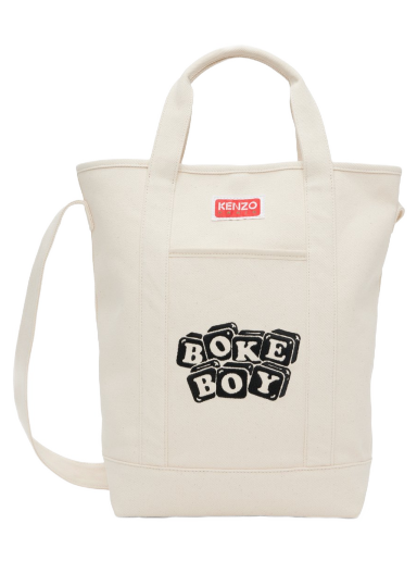 Tygpåse KENZO Boke Boy Tote Bag Beige | FD55SA901F35