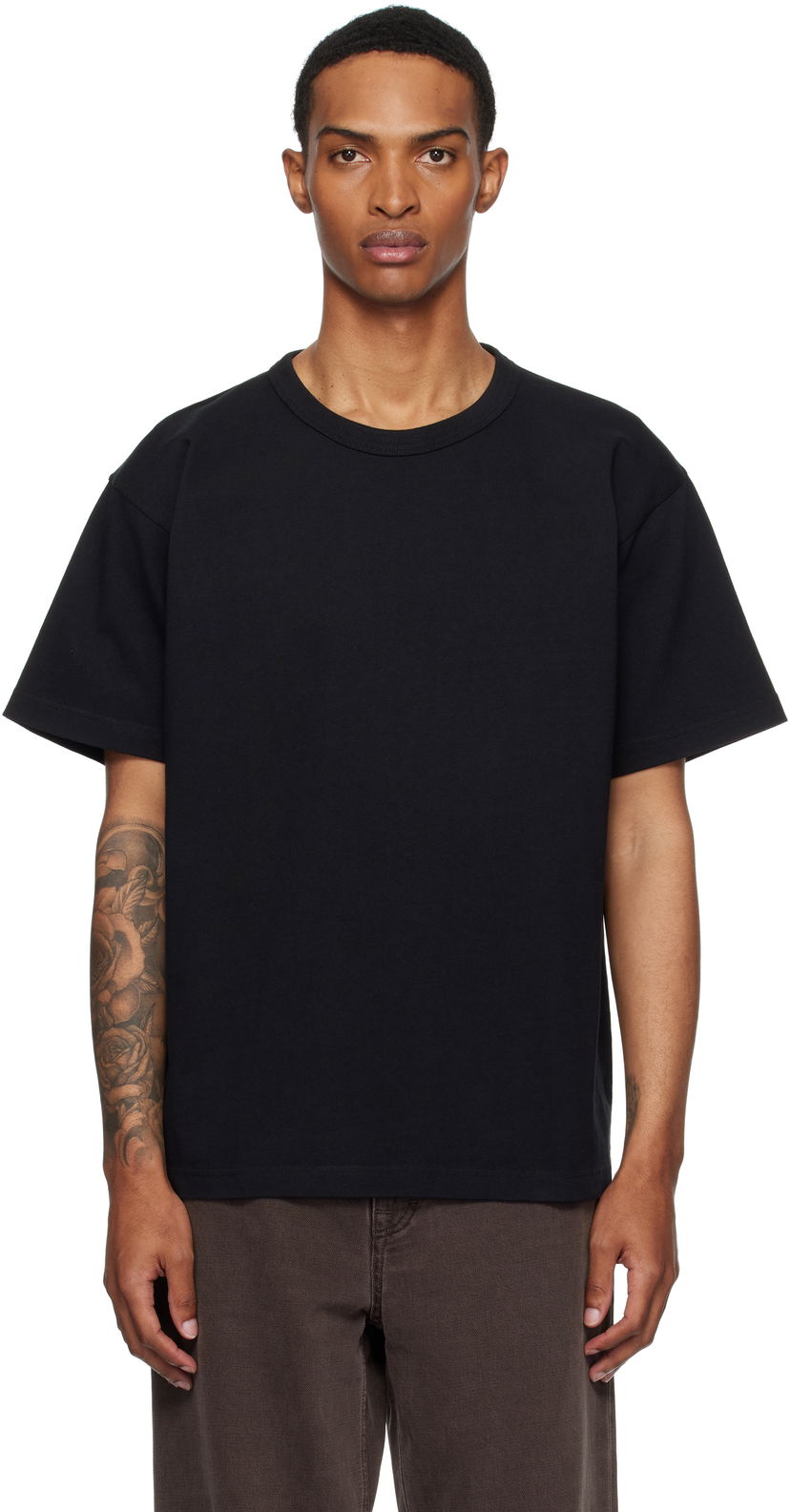 T-shirt NORSE PROJECTS Norse Projects Simony Heavy T-Shirt Svart | N01-0687