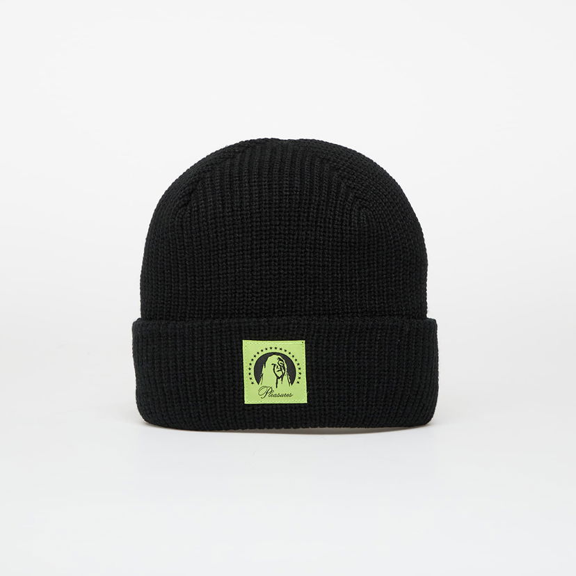Mössa Pleasures Critic Beanie Universal Svart | P25F095-BLACK