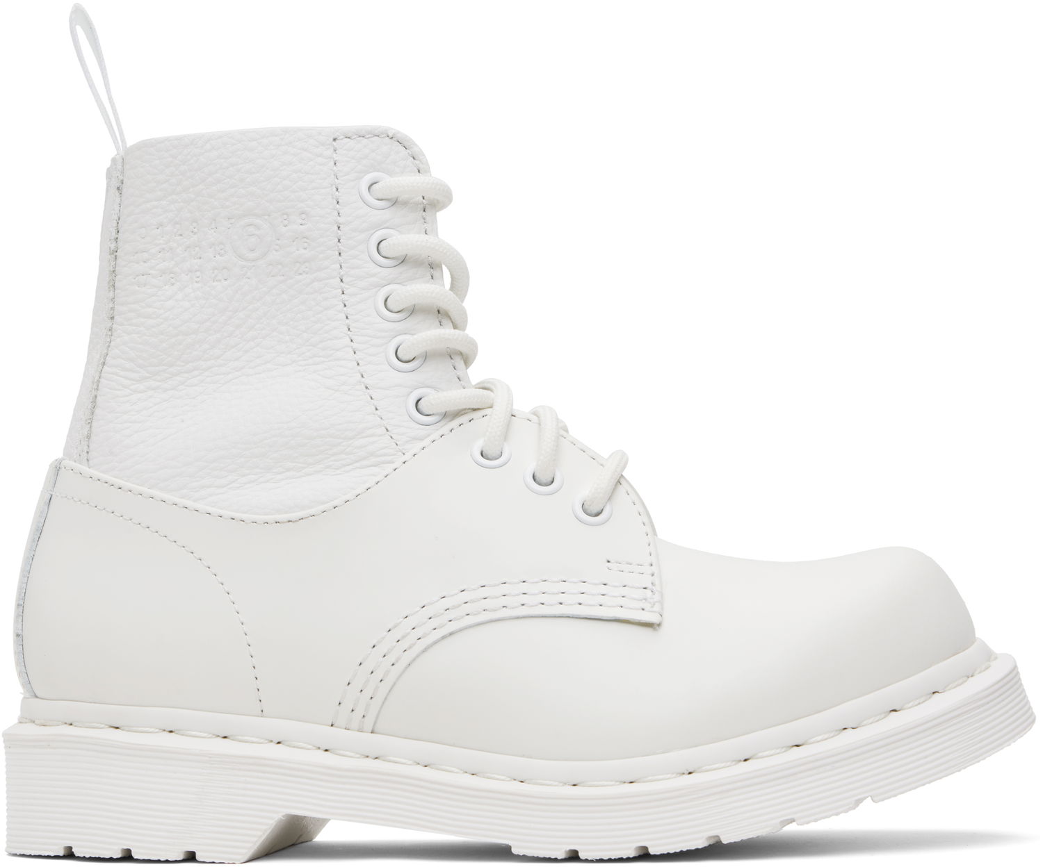 Sneakers och skor Maison Margiela MM6 Maison Margiela x Dr. Martens Edition 1460 Twist Boots Vit | SH3WU0013 P7006, 0