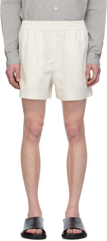 Shorts Studio Nicholson Studio Nicholson Elio Relaxed Fit Shorts Vit | ELIO SNM - 1275, 0