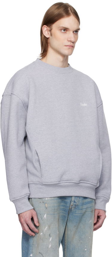 Sweater Rhude Rhude Classique Crewneck Sweatshirt Grå | RHSS25ST01229, 1