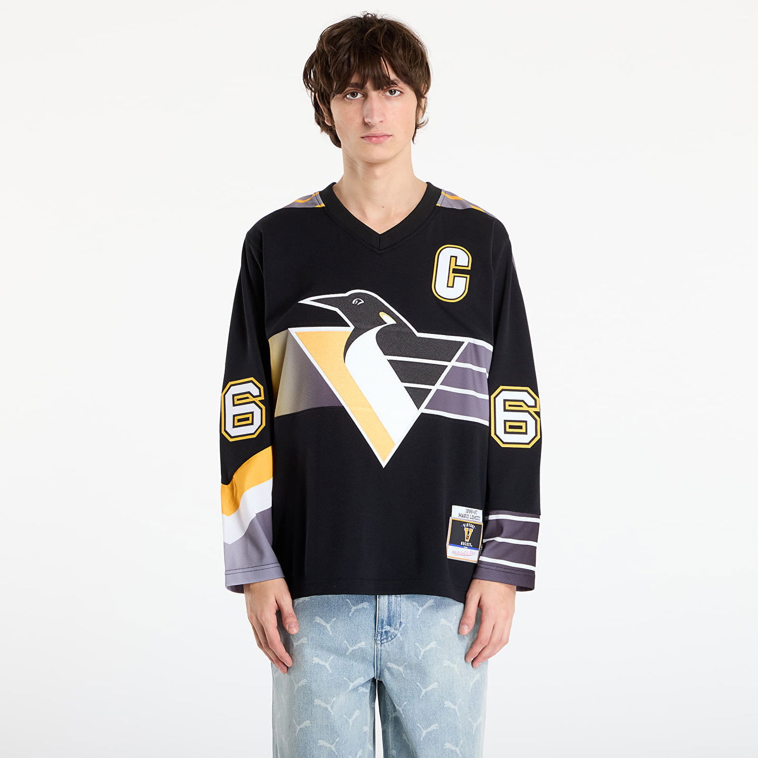 Jersey Mitchell & Ness NHL Alternate Jersey Penguins 1996 Mario Lemieux L Flerfärgad | JY9035-PPEBLCK, 0