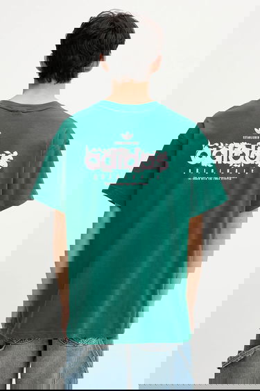 T-shirt adidas Originals adidas Originals Florals Logo Graphic T-Shirt Grön | KE6588, 2