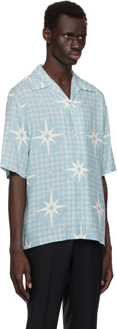 Skjorta AMIRI AMIRI Starburst Camp Shirt Blå | AMSTCA1101, 1