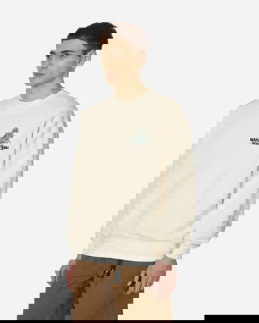 Sweatshirt Manastash Cascade Crewneck Sweatshirt Beige | 7923132008 414, 1