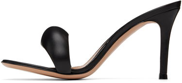 Sneakers och skor Gianvito Rossi Bijoux 85 Heeled Sandals Svart | G18550-85RIC-NAP, 2