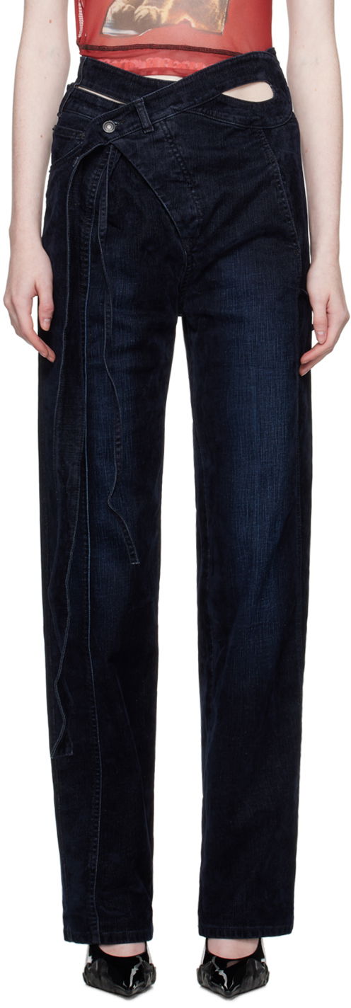 Jeans Ottolinger Ottolinger Wrap Jeans Blå | 1700211, 0