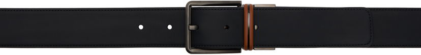 Bälten ZEGNA Leather Reversible Belt Svart | LHACR-B022VZ