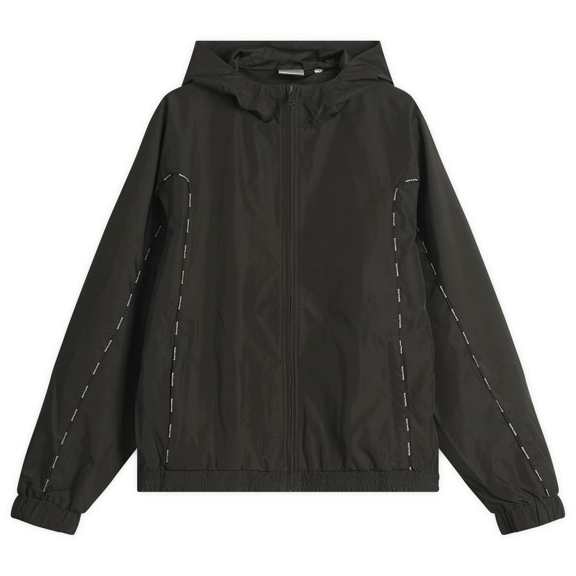Vindjacka DAILY PAPER Daily Paper Men's Amadi Hooded Jacket, Size Large Svart | 2423074