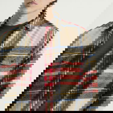 Skjorta Polo by Ralph Lauren Ralph Lauren Polo Flannel Check Classic Fit Overshirt Size Large Flerfärgad | 710981126001-NAT, 5