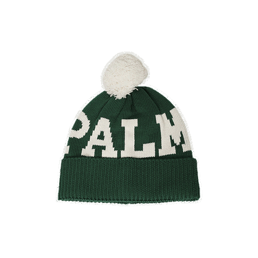 Mössa Palm Angels Logo Pompon Beanie Grön | PWLC011F22KNI0015501, 0