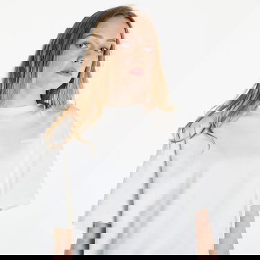 T-shirt CALVIN KLEIN Jeans Embroidered Slogan T-Shirt Icicle Vit | J20J223701 CGA, 3