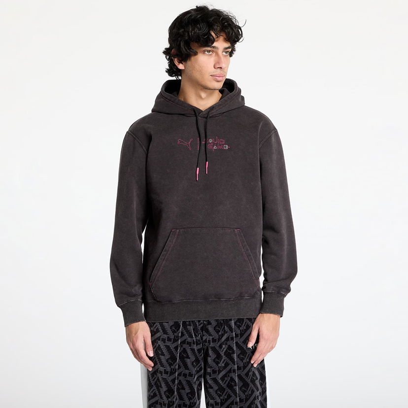 Sweatshirt Puma Graphic Hoodie Svart | 62742701