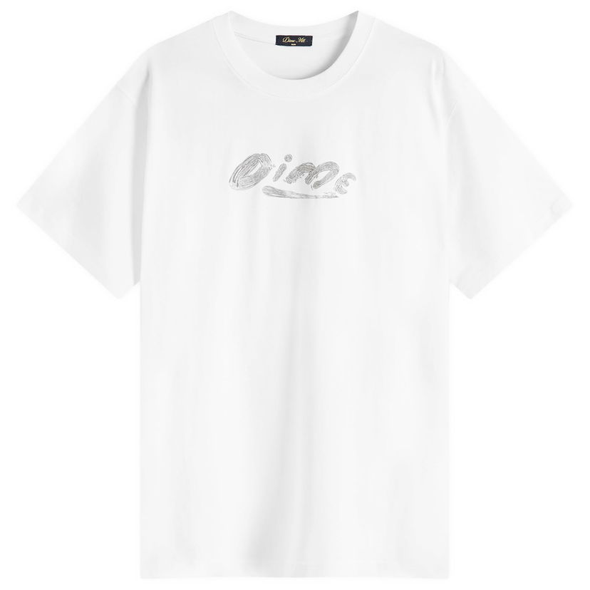 T-shirt Dime Dime Paint T-Shirt, Size Large Vit | DIME2SP2552WHT
