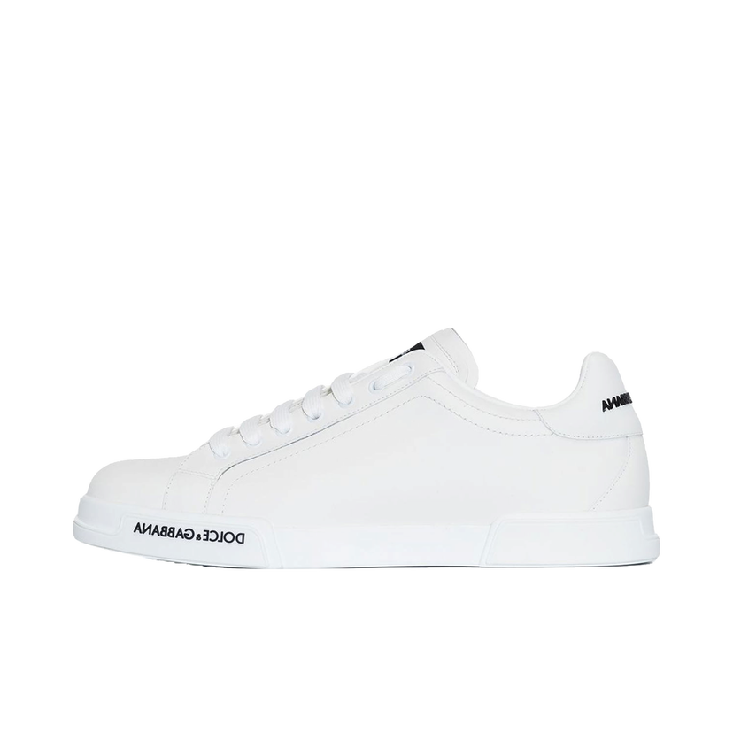 Sneakers och skor Dolce & Gabbana Portofino Classic White Black Vit | CS1774AA335