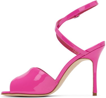 Skovård Manolo Blahnik Manolo Blahnik Hourani 105 Heeled Sandals Rosa | 123-2189, 2