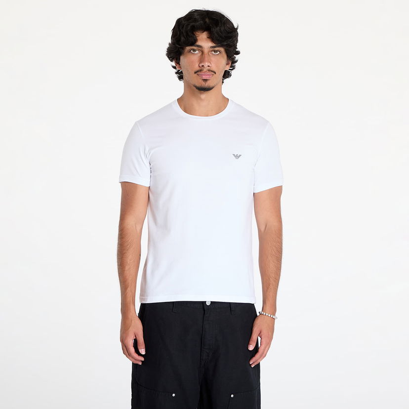 T-shirt Emporio Armani T-shirt EA7 Men's Knit T-Shirt 2-Pack Nero/ Bianco S Vit | 111267 4F720 10320
