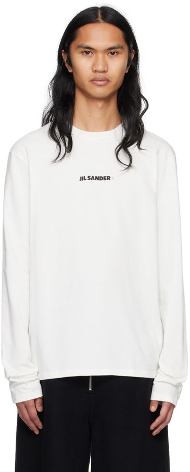 T-shirt Jil Sander Oversized T-Shirt Vit | J47GC0116_J20103, 0