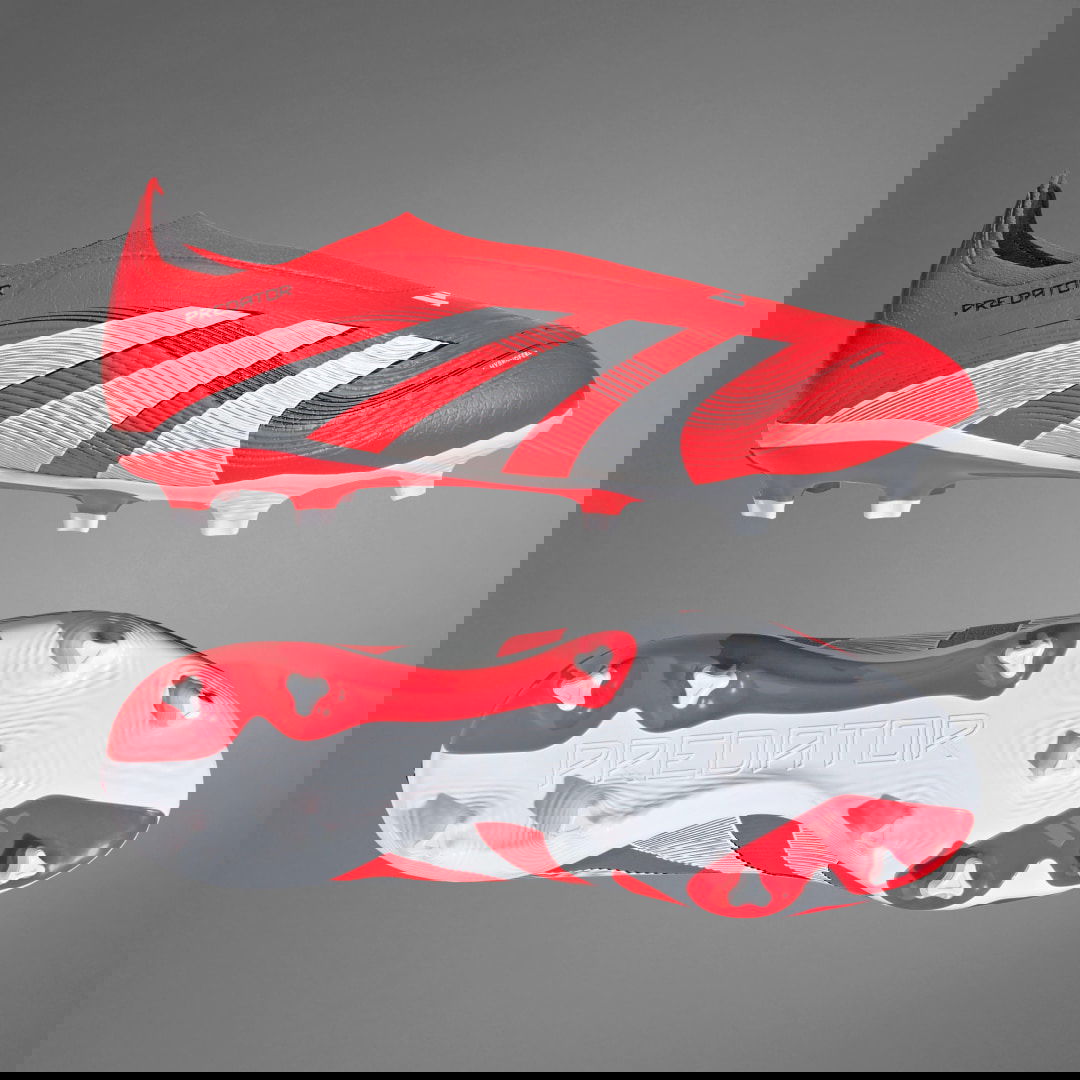 Sneakers och skor adidas Performance Predator League Laceless Firm/Multi-Ground Röd | ID3859, 0