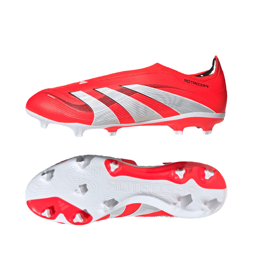 Sneakers och skor adidas Performance Predator League Laceless Firm/Multi-Ground Röd | ID3859