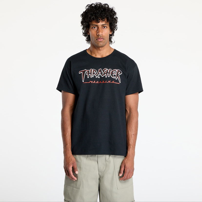 T-shirt Thrasher Thrasher Slash T-Shirt Svart | 145684