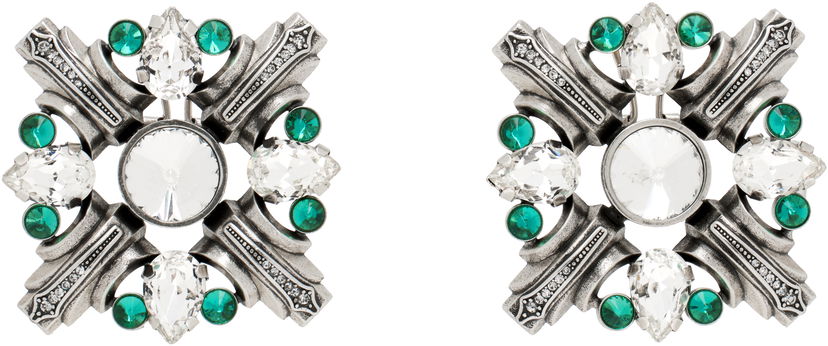 Pin Area AREA Crystal Brooch Earrings Metallisk | RS25AWJW0043OT01