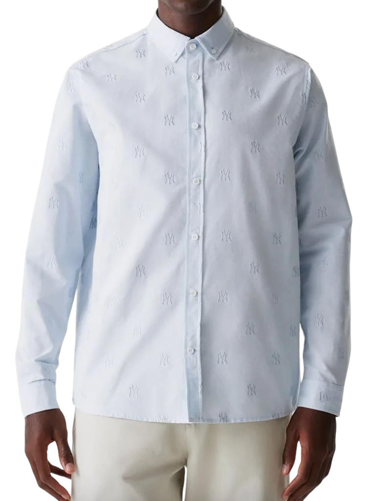 Skjorta New Era New Era MLB New York Yankees Monogram Shirt Blå | 60667823-60667823