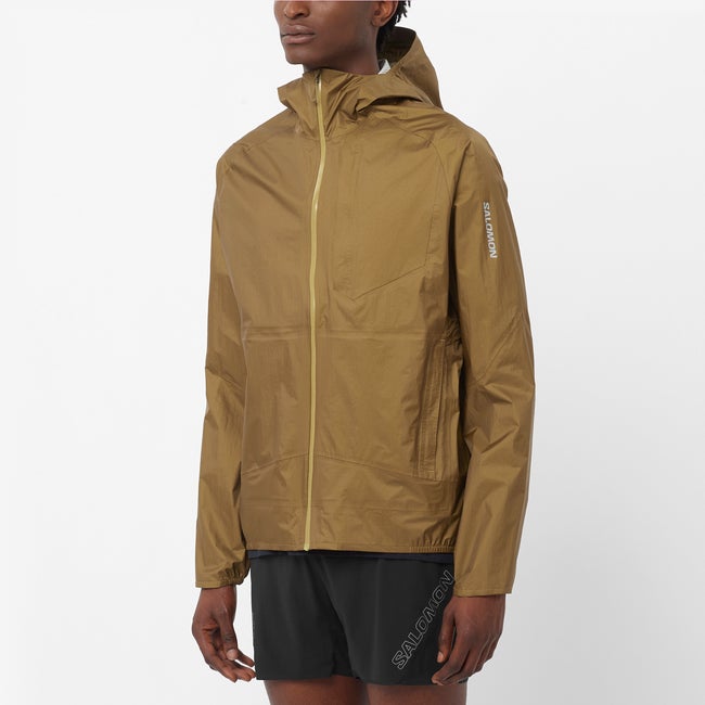 Jacka Salomon Bonatti Waterproof Jacket Brun | LC2686200