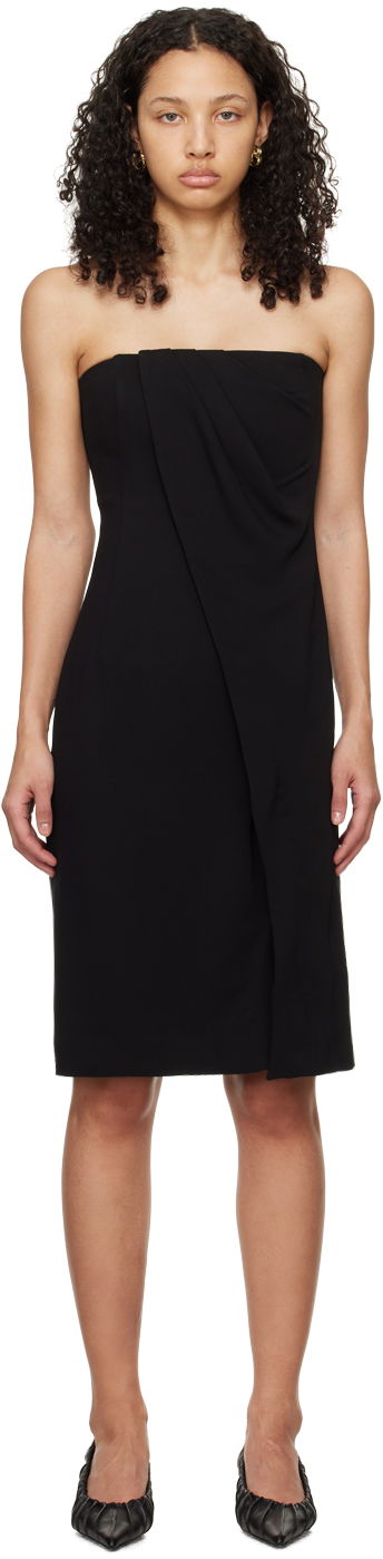 Klä Anine Bing Anine Bing Halle Strapless Midi Dress Svart | A-02-0490-000