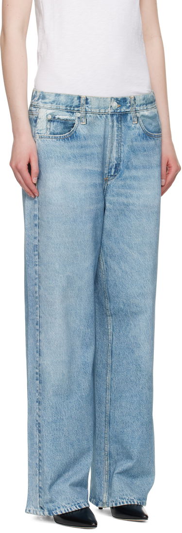 Jeans rag & bone Miramar Terry Wide-Leg Lounge Pants Blå | WCW24F70028202, 4