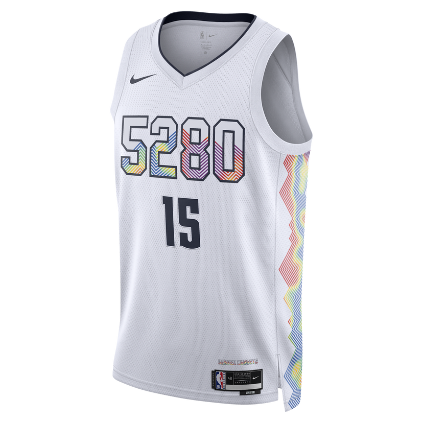 Jersey Nike Dri-FIT NBA Swingman Nikola Jokic Denver Nuggets City Edition 2024/25 Vit | FQ4340-101